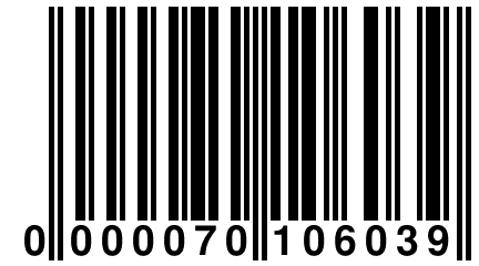 0 000070 106039