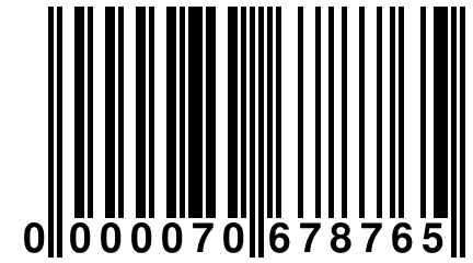 0 000070 678765