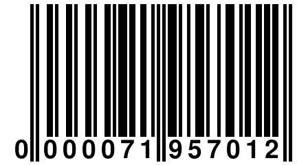 0 000071 957012