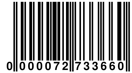 0 000072 733660