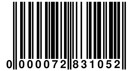 0 000072 831052