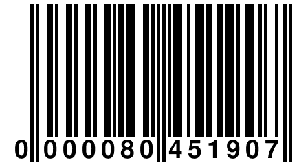 0 000080 451907