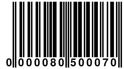 0 000080 500070