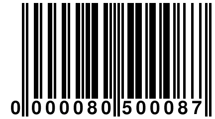 0 000080 500087