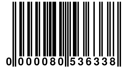 0 000080 536338