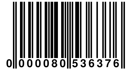 0 000080 536376