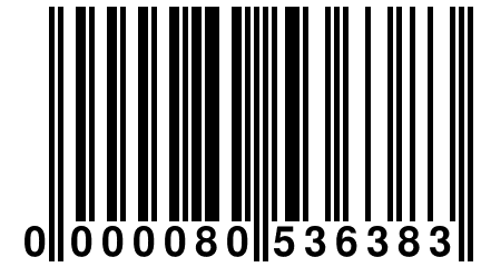 0 000080 536383