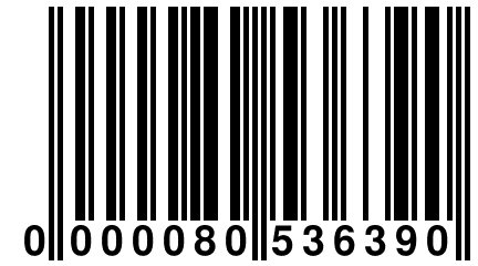 0 000080 536390