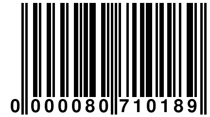 0 000080 710189