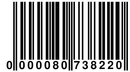 0 000080 738220