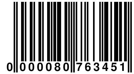 0 000080 763451