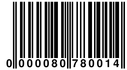 0 000080 780014