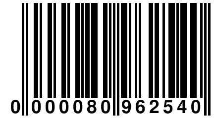 0 000080 962540