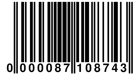 0 000087 108743