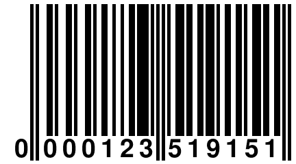 0 000123 519151