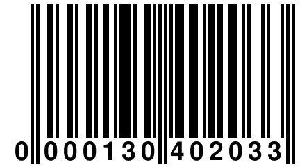 0 000130 402033