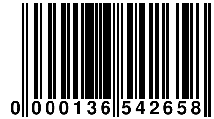 0 000136 542658