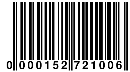 0 000152 721006