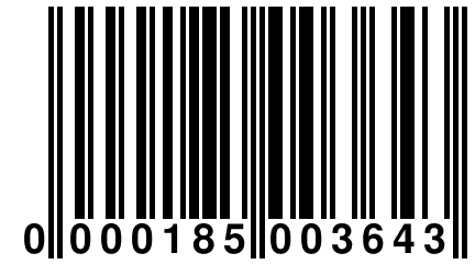 0 000185 003643