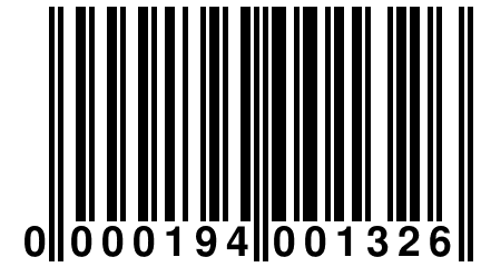 0 000194 001326