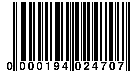 0 000194 024707