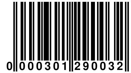 0 000301 290032