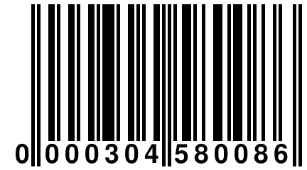 0 000304 580086