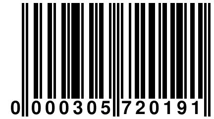 0 000305 720191