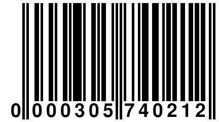 0 000305 740212