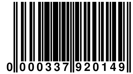 0 000337 920149