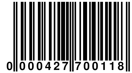 0 000427 700118