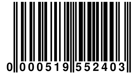 0 000519 552403