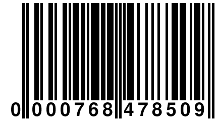 0 000768 478509