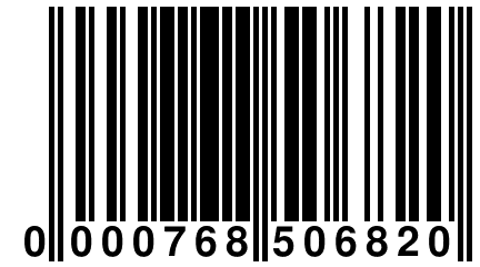 0 000768 506820