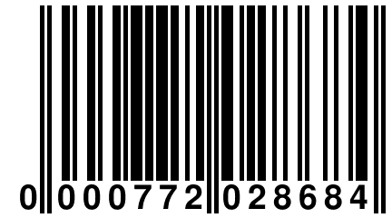 0 000772 028684