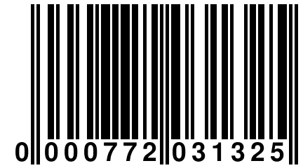 0 000772 031325