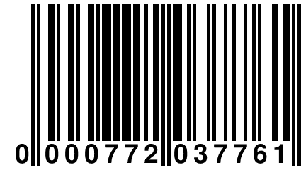 0 000772 037761