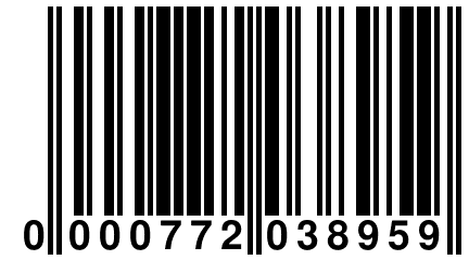 0 000772 038959