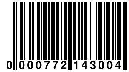 0 000772 143004