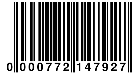 0 000772 147927