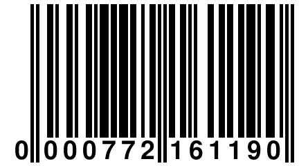 0 000772 161190