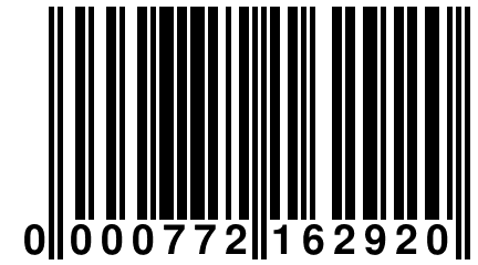 0 000772 162920