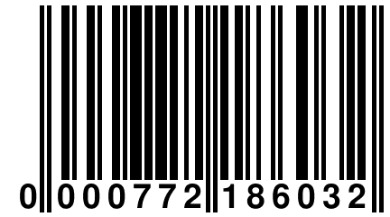 0 000772 186032