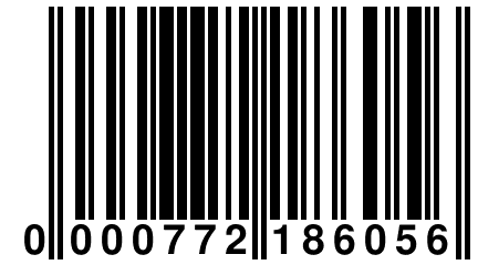 0 000772 186056