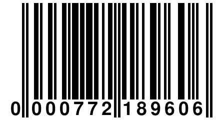 0 000772 189606