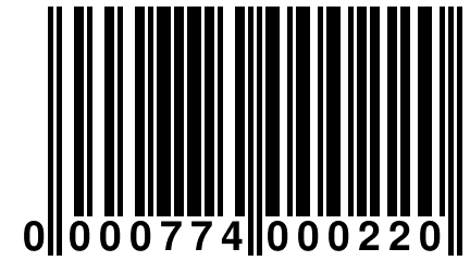 0 000774 000220