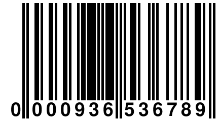 0 000936 536789