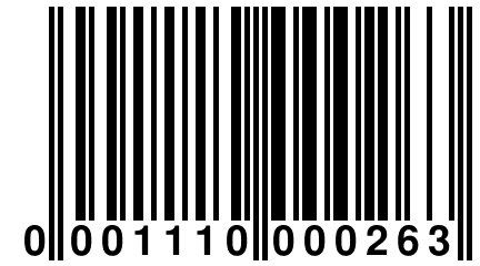 0 001110 000263