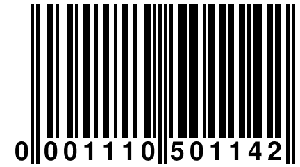 0 001110 501142