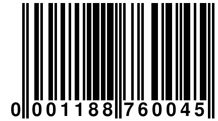 0 001188 760045